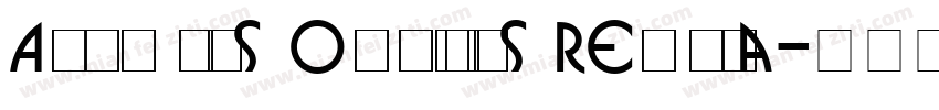 Autobus Omnibus Regula字体转换